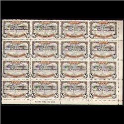 #CL41 XF-12NH 4LH UL BLOCK OF 16 PRIVATE AIRWAYS