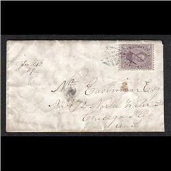 #17 ON COVER TO CHICAGO SCARCE