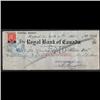 Image 2 : 1925 to 1932 OLD BANK CHECK QTT6 -PERFIN ON ONE