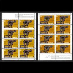 #656var XF-NH DARK GOLD VARIETY PANE FLUO. PAPER