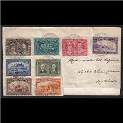 #96-103 ON COVER DATED AUGUST 4, 1908 SCARCE