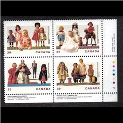 #1277var XF-NH LR BL4 *COMA OVER S OF POUPÉES* VARIETY