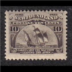 NEWFOUNDLAND #68 F-VF-NH 