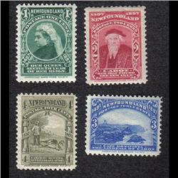 NEWFOUNDLAND #61 to 64  XF-NH 