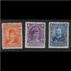 NEWFOUNDLAND #83-84-85 XF-LH 