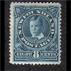 NEWFOUNDLAND #110a VF-LH  PEACOCK BLUE