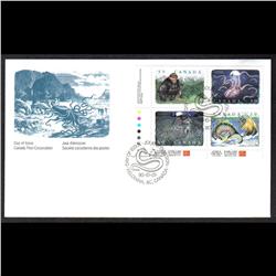 #1289-92d XF- FDC COVER PERF 12.5x12 LL PLATE BL4
