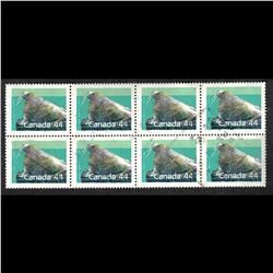 #1171c XF-USED BLOCK OF 8 C$480,00