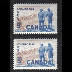 #394 VF-LH DARK AND LIGHT BLUE COLOR VARIETY