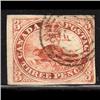 Image 1 : Canada #4 VF-USED BIG MARGIN IMPERF BEAVER
