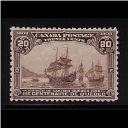 #103 XF-NH SELECT QUEBEC TERCENTENARY ISSUE