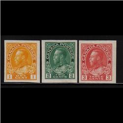 #136-137-138 XF-NH IMPERF SINGLE C$250,00