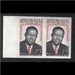 HAUTE-VOLTA #70 IMPERF PAIR XF-LH