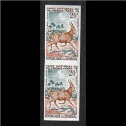 SENEGAL #198 XF-NH IMPERF PAIR