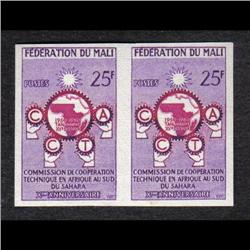 MALI #9 VF-NH IMPERF PAIR