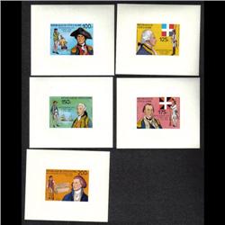 IVORY COAST #421-25 XF-NH PROOF SET