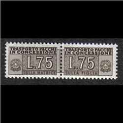 ITALY #QY8 MINT NH PAIR *RARE*