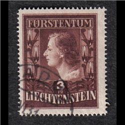LIECHTENSTEIN #260a PERF 14.5x14,5