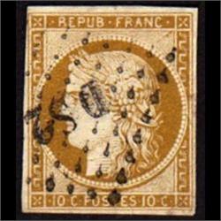 FRANCE #1 XF USED SIGNED PERFECTION