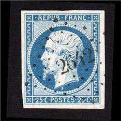 FRANCE #11 XF USED BIG JUMBO MARGIN