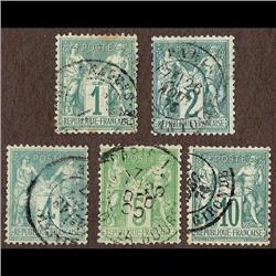 France #64 to 68 VF-CDS - TYPE 1