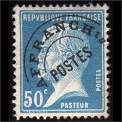 France YVERT#68 XF-LH **PRECANCELLED -FRANCHISE POSTES-**, CAT-155EUROS