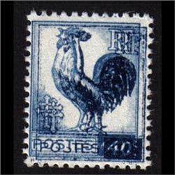 France MINT CERES VARIETY #632  XF NH DRASTIC DARK DOUBLE IMPRESSION OF BLUE