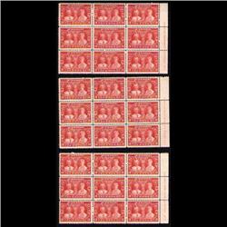 Canada #213 Plate No1,2 &3 BLOCK OF 9