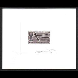 FRENCH POLYNESIA #288-89-90 PROOF SIGNED BROWN COLOR