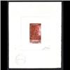 Image 1 : LAOS #68 PROOF SIGNED BY ARTIST ORANGE RED COLOR