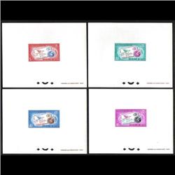 LAOS #137 to 140 PROOF DELUXE *U.P.U.*