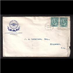 #89 PAIR PUBLICITY COVER(PURE WOOL HUMP