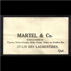 RETURN LETTER PUBLICITY COVER(MARTEL & 