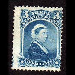 NEWFOUNDLAND #34 F-VF-LH MINT  CAT$300,