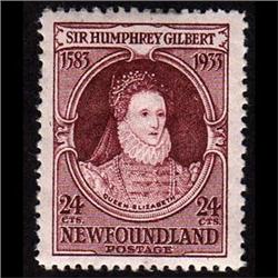 NEWFOUNDLAND #224 XF-LH MINT  CAT$30,00