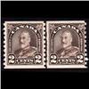 Image 1 : Canada #182i VF-NH LINE COIL PAIR VARIE