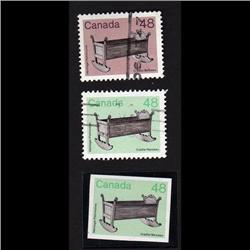 Canada #929var PERF AND IMPERF GREEN SH