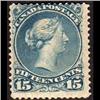 Image 1 : #30iv F-VF OG LH LARGE QUEEN *GREENISH 