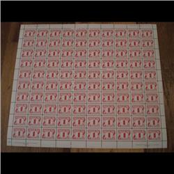 #J28i FULL SHEET *RED DOT VARIETY POS. 97* ECV$300,00 ----XF-NH