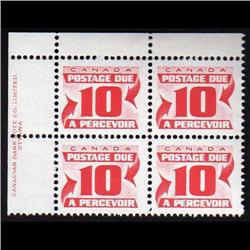 #J35var *MISSING RED INK VARIETY* UL PL4 ECV$200,00 --- XF-NH