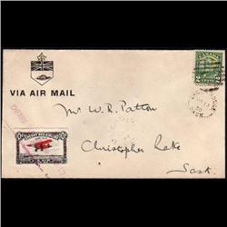 CL46 FIRST FLIGHT COVER TO *PRINCE ALBE