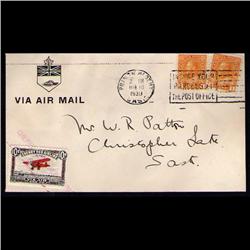 CL46 FIRST FLIGHT COVER TO *CHRISTOPHER