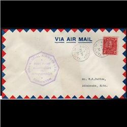 CL48 FIRST FLIGHT COVER TO *ATHABASKA* 