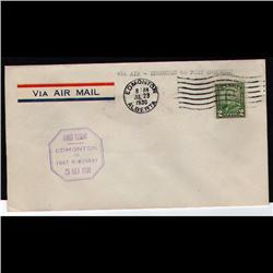 CL48 FIRST FLIGHT COVER TO *FORT McMURR