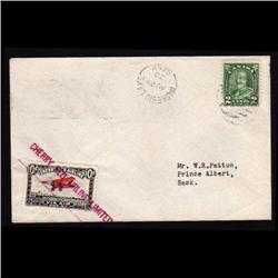 CL46 FIRST FLIGHT COVER TO *PRINCE ALBE