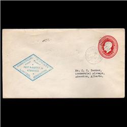 CL48+U19 FIRST FLIGHT COVER TO *EDMONTO