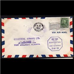 CL49 FIRST FLIGHT COVER TO *FORT McMURR