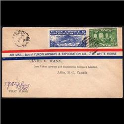 CL42 SIGNED FIRST FLIGHT COVER TO *ATLI