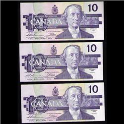 1989 OTTAWA TEN DOLLARS FOLLOWING NUMBE