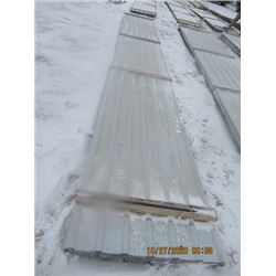 50 Sheets-  (Total of 3684 Sq FT) (2 Lots) All Grey Sheet Metal - 30 ) Sheets  -3' x 24.5' = 2208 Sq